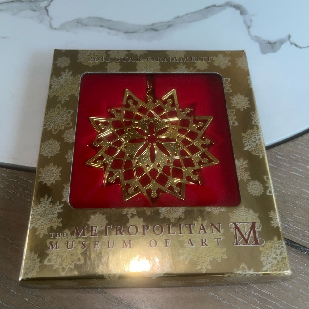 Star Ornament The Metropolitan Museum of Art 2012  Brass with 18K Gold Overlay